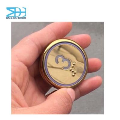 China Modern cheapest price elevator push button kd313 golden push button for sale