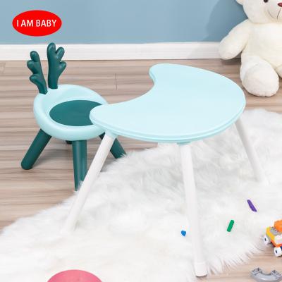 China Modern Kids Furniture Study Tables and Chair Set for Kids Bedroom Kindergarten Playroom Activity Table Preschool Furniture Sets for sale