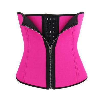 China Customized Body Shapewear Antibacterial Corset For Weight Loss Tummy Control Trainer Logo Neoprene Sweat Invisible Print Waist for sale