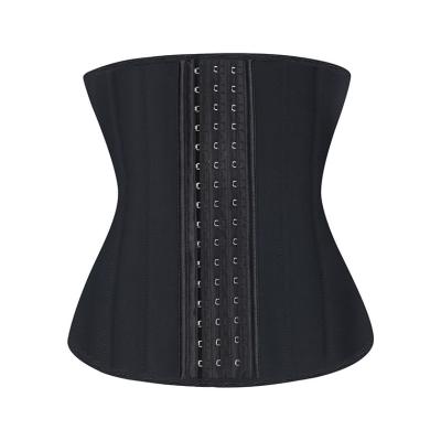 China Custom Logo Shapers Flat Tummy Band Antibacterial Plus Size Women Corsets Slimming Shapewear Latex Waist Trainer Shapewear For Women for sale