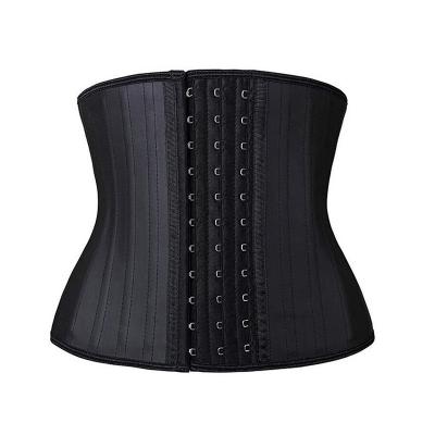 China 100% Private Belt Steel Boned Latex Waist Trainer Waist Trimmers Logo Label Body Shapers Slimming Body Shaper Plus Size Shapers for sale