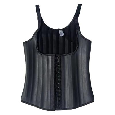 China New Arrival High Quality Antibacterial Vest Summer Bone Cincher Waist Trainer Corset 100% Steel Latex Waist Trainer Private For Women for sale