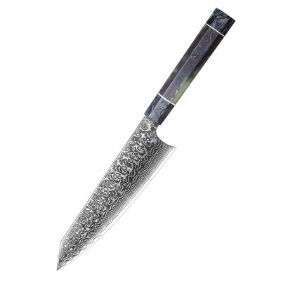 China 67 Layers Professional Disposable Japanese VG10 8inch Damascus Steel Chef Kitchen Knife for sale