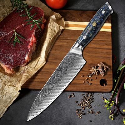 China Hot Selling Sustainable Amazon 8 Inch Japanese Damascus Steel Chef Knife for sale