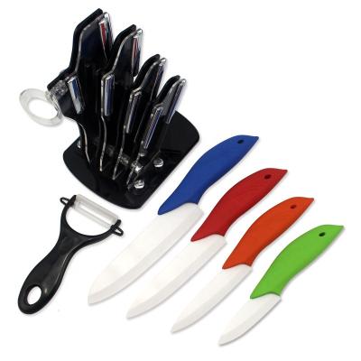 China Stocked 6 Piece High Quality Zirconia Kitchen Ceramic Knife Set 3