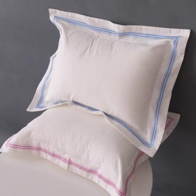 China Kids Sustainable Cotton Embroidered Pillow Case Pillowcase Pillow Cover for sale