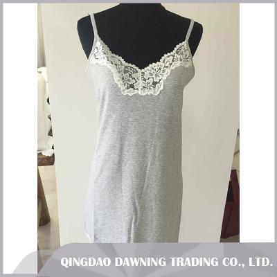 China Factory Direct Sale Breathable Elegant Lady Long Nightgowns for sale