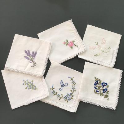 China The Other White Cotton Handkerchief Suit Handkerchief for sale