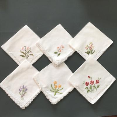 China The other girl's embroidered handkerchiefs for sale for sale