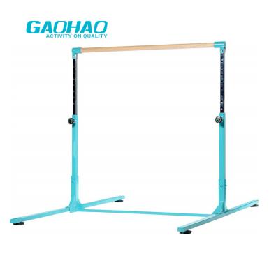 China Cheap gymnastics equipment for sale high bar gymnastics adjustable single bar gymnastics training quality GAOHAO and low stable gift choice for kids for sale