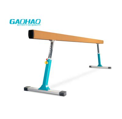 China Cheap gymnastics equipment for sale gymnastic balance beam GAOHAO, FIG approved, club training, athlete practice, competition quality. length 5m, in aluminium. for sale