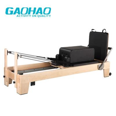 China Gaohao High Density Size Quality Pilates Reformers Press In Slider Course Balanced Pilates Machine Included Pilates Accessories for sale