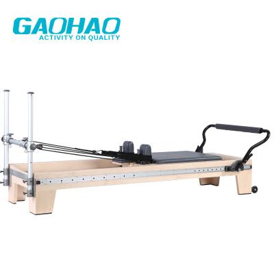 China Gaohao High Density Size Quality Pilates Reformers Press In Full Sliding Course Balanced Pilates Machine Included Pilates Accessories for sale