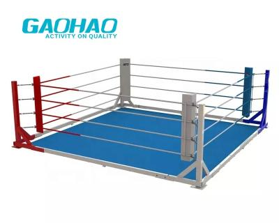 China AIBA Gaohao Standard Sports High Quality Factory Custom Design Wholesale Martial Arts Muttahida Majlis-e-Amal Ring 4x4m/5x5m/6x6m for sale