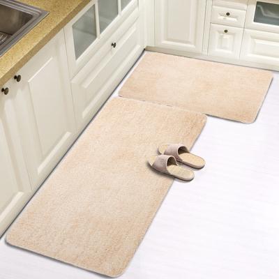 China Washable Door Mat Ultra Absorbent Kitchen Anti Slippery Long Low-Profile Microfiber Mat for sale