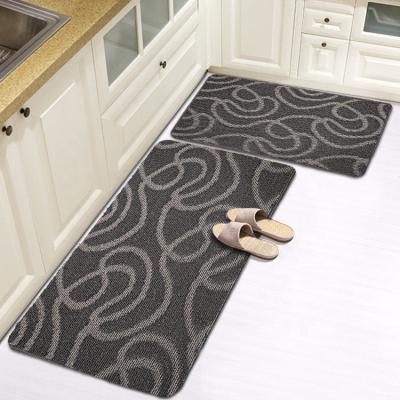 China Factory Price Innyluck Washable Kitchen Rugs Anti Slip Kitchen Runner Rugs Modern Kitchen Floor Mats for sale