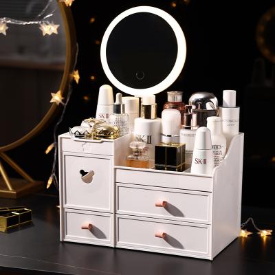 China Cabinet Viable Drawer Toiletry Organizer Bestselling Plastic Cosmetic Makeup Organizer Latest Designs for sale