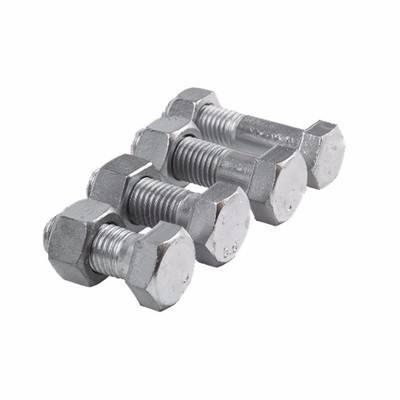 China Factory custom stainless steel bolt nut 16 x 55 hot dip galvanized stud bolt nuts astm a193 b7 a194 2h m33 for sale