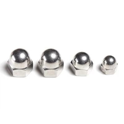 China DIN 1587 Heavy Industry m6 Furniture Connector Bolts W Cap Nuts White Socket Head Cap Nut for sale