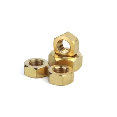 China Wholesale Heavy Industry Fasteners Hardware Factory Nuts Bolts Brass Copper Metric Hex Nut 16mm for sale