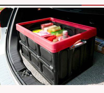 China Convenient Plastic Car And Home Storage Basket Sundries Dual Function Storage Box for sale