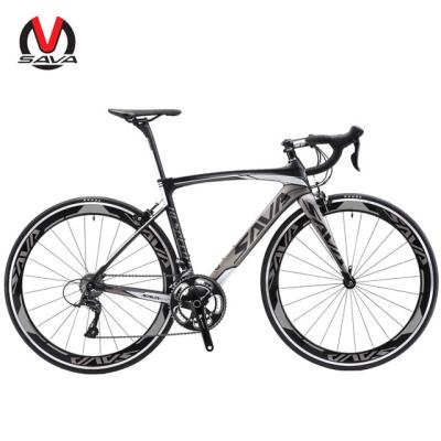 China Hot Sale SAVA 18 Speed ​​Road Bike 700C Unisex Carbon Fiber Frame/Fork War2 Carbon Road Bike Winds 24 Inch for sale