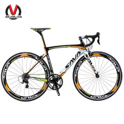 China Unisex 18 Speed ​​Carbon Bike Road Bike Racing Dual Brake 9.8kg Lightweight, 54cm Carbon V Drive Bike for sale