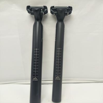 China CNC Forged 3D forged high end quality intergrade bicycle seatpost bike tube with 27.2/30.8/31.6 mm x 300/350 length alloy material for sale