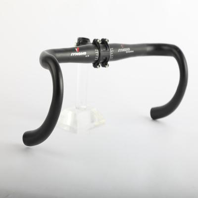 China BMX Bicycle accessories Road Handlebar Bike Bent Bar Handlebar 31.8*380/400/420/440mm Fixed Gear Bike Road Bicycle Drop Bar for sale