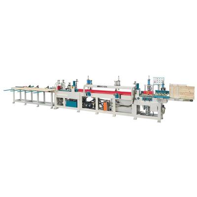 China Semi Automatic Joint Finger Press Machine Heavy Duty Joint Finger Wood Pallet Production Line for sale