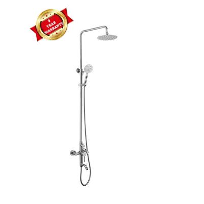 China With Sliding Bar Bath Shower Head Rain Shower Head Pressurized Bathroom Shower Hot And Cold Shower for sale