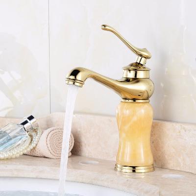 China Single Handle Water Mixer Taps Brass Basin Sink Faucets Brass Finish Faucet Metered Bathroom Faucet for sale