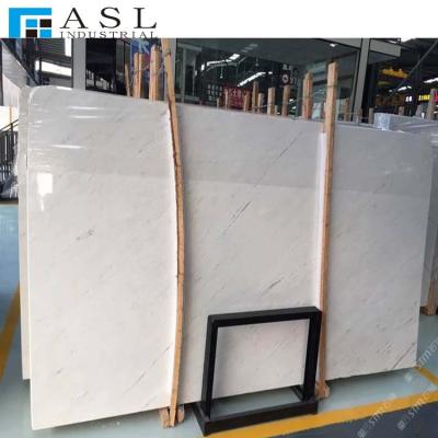 China Modern High Quality Yugoslavia White Marble Natural Stone Slab for sale