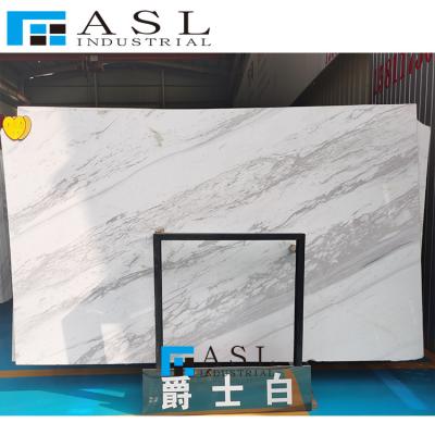 China Volakas Modern White Greek Marble Polished Slabs for sale