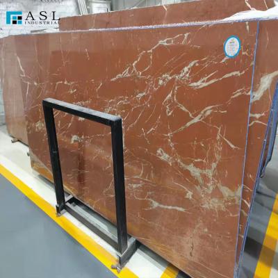 China Modern Dark Passions Spanish Red White Cream Rosso Alicante Verona Stone Tile Flooring Burgundy Polished Tea Rose Marble Philippines for sale