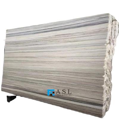 China Modern Chinese Vein Slab Crystal Wood Marble Countertop Natural Stone Slab for sale