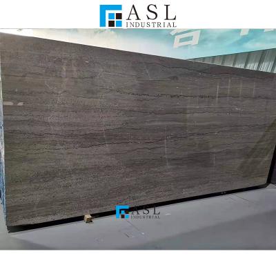 China Modern Marble White Marble Wood Slabs Texture Marble Wood Grain White Marble Flooring Tile for sale