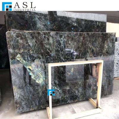 China Modern Blue Sapphire Granite Labrador Blue Eyes Granite Slab For Kitchen Counter Top for sale