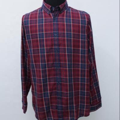 China Long Sleeve Fitted Grid Plaid Sheer Slim Fit Cotton Breathable Running Casual Men's Casual Shirt For Men for sale