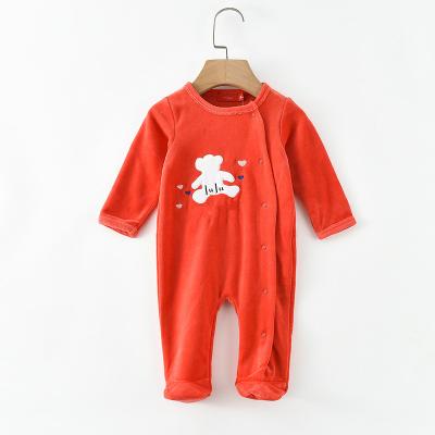 China Factory Direct Sale Autumn Fashionable Newborn Baby Clothes Comfotable Romper Pajamas Romper Baby Clothes Kids Romper for sale