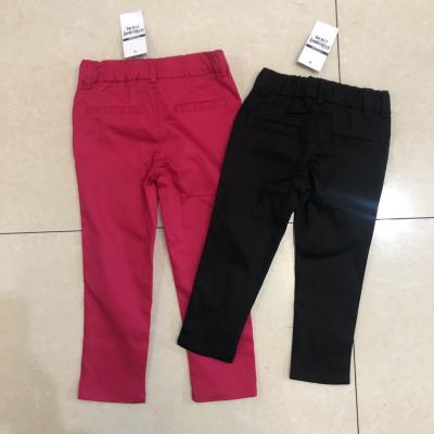 China Anti-pilling anti-pilling new style spring solid color kids pants kids casual cuffs pants kids pants for sale