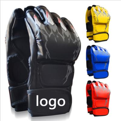 China Muttahida Majlis-e-Amal PU UFC Training Boxing Gloves Custom Leather Training Boxing Gloves Universal Wholesale Custom Logo Manufacturers for sale