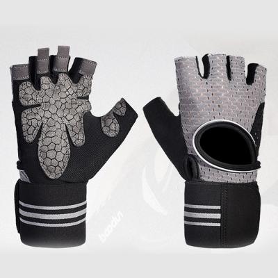 China 2020 manufacturers fashion half finger comfortable and breathable gym gloves JS015 weightlifting exercise gloves workout for sale