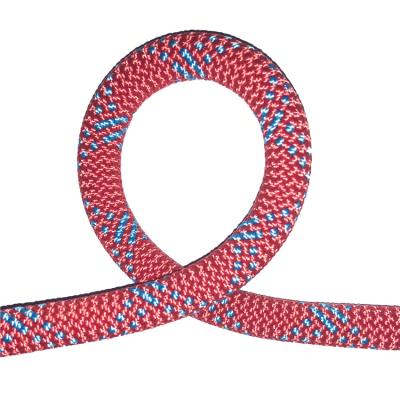 China High Strength Colorful Red Blue Black Double Green Safety Braided Nylon Rope For Climbing Packing Fall Protection for sale