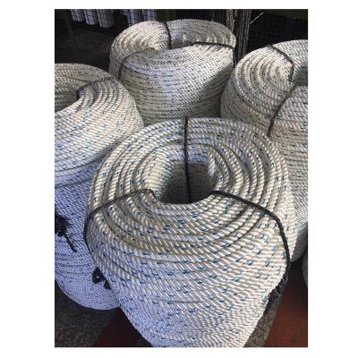 China Custom OEM PP PE PA Polyester Twisted Mooring Marine Boat Rope for sale