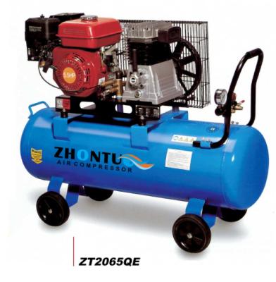 China ZT2065QE Gasoline Italy Belt Gasoline Air Compressor for sale