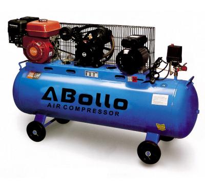 China 3/5.5HP 200L Belt Lubricated Portable Air Compressor, Gasoline Engine Gasoline Air Compressor for sale