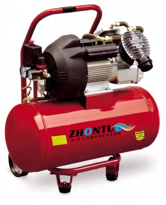 China Double Cylinder Air Compressor 3HP 50L Lubricated Portable V-Type Direct Air Compressor for sale