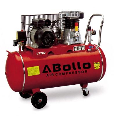 China Lubricated Portable Cylinder 1.5KW 2055 50L Italy Belt Air Compressor Two Head for sale