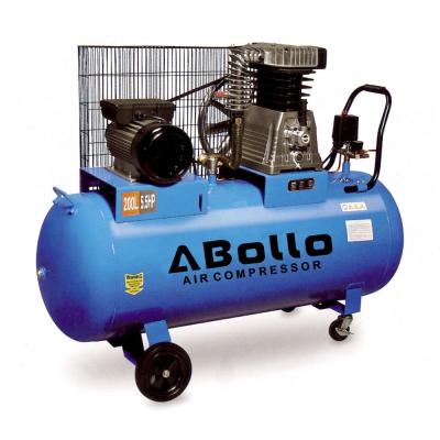 China Italy Lubricated 2080 Type Portable Air Compressor Head 5.5HP 200L Belt Air Compressor for sale